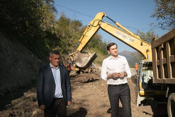 ხულო-ზარზმის საავტომობილო გზის მშენებლობა აქტიურ ფაზაშია