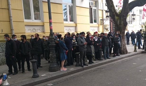 საპროტესტო აქცია – მთავრობის სახლთან