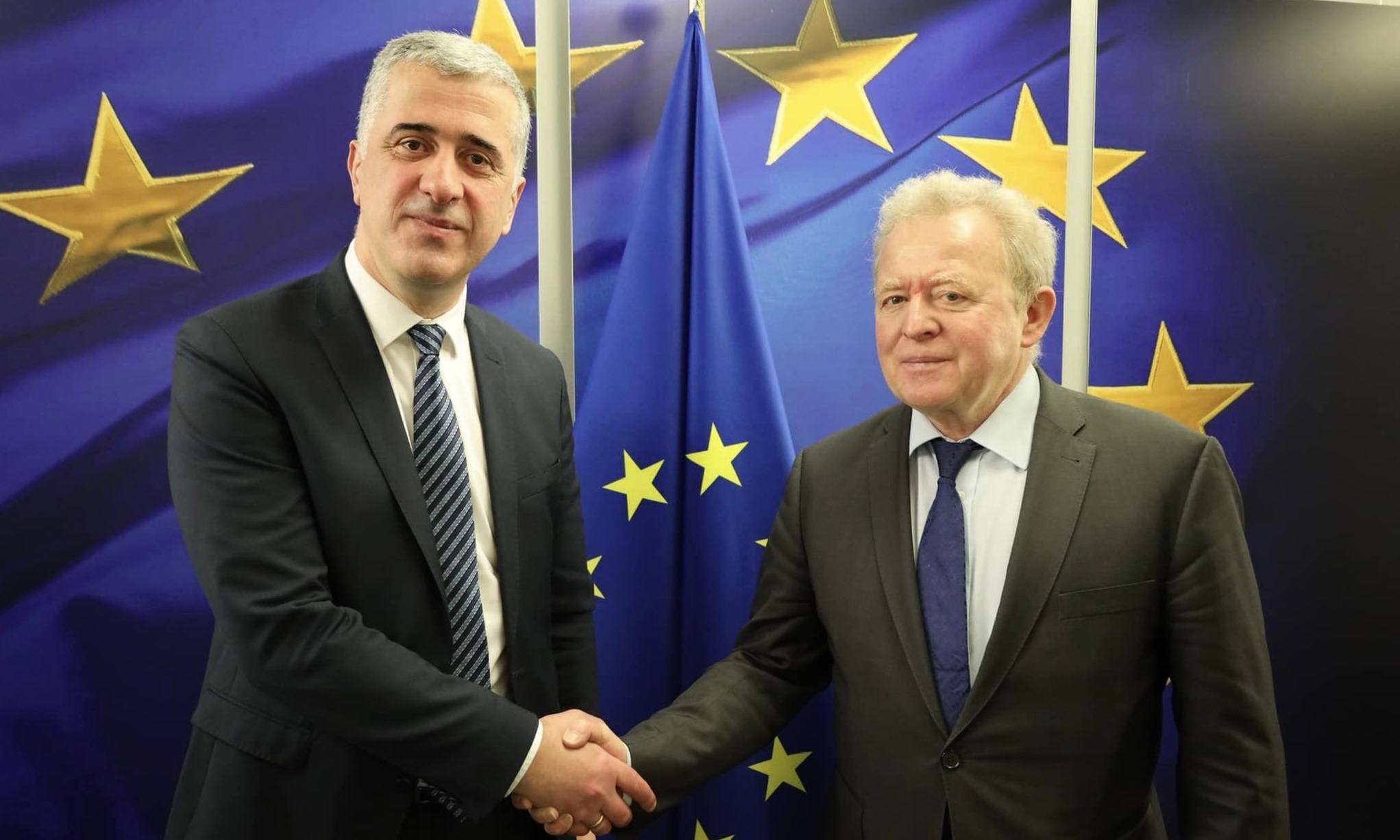ოთარ შამუგია ევროკომისარს სოფლის მეურნეობის საკითხებში იანუშ ვოიცეხოვსკის შეხვდა