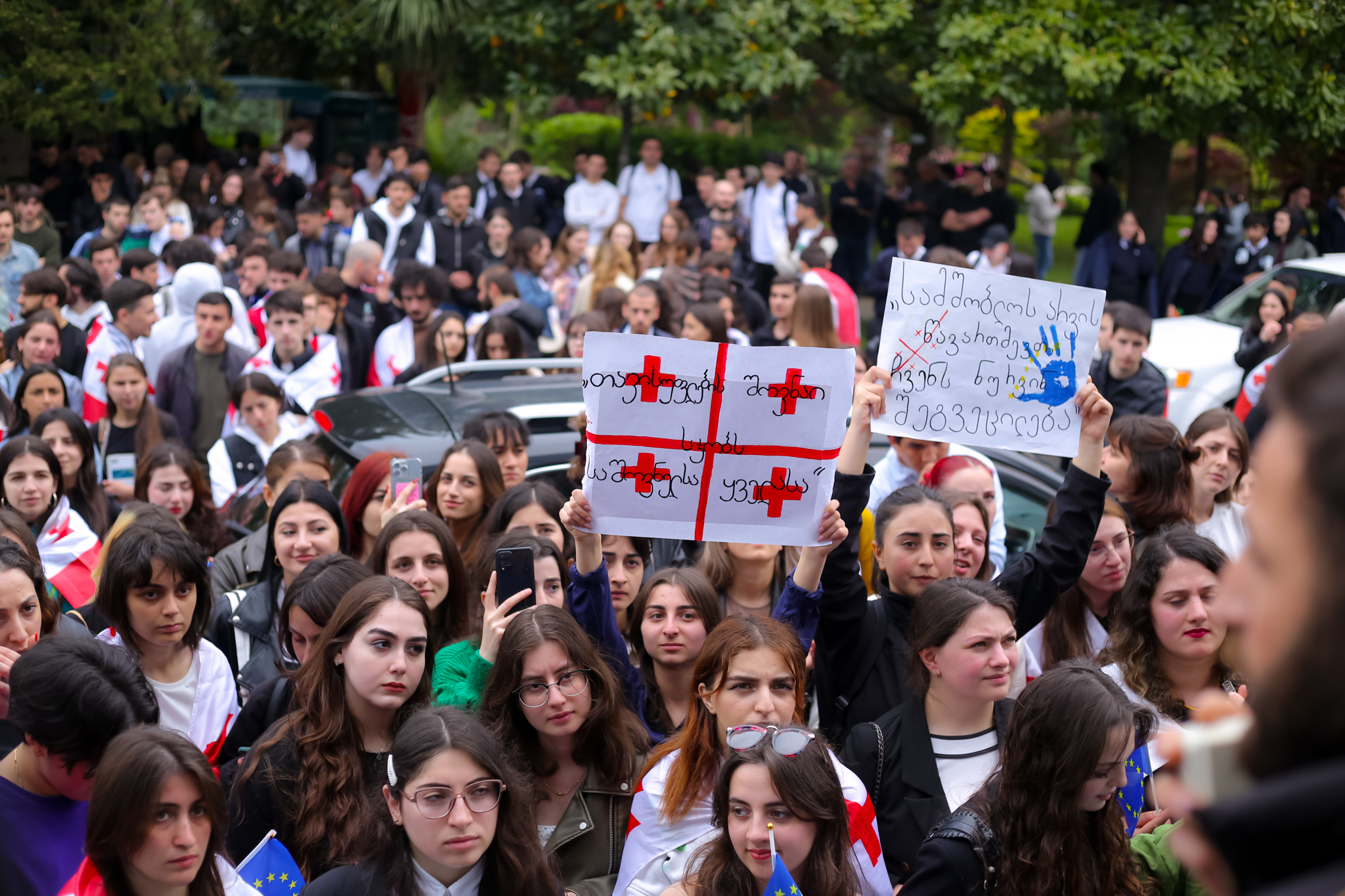 ჩვენი გზა ევროპაშია – სტუდენტების გაფიცვა ბათუმში